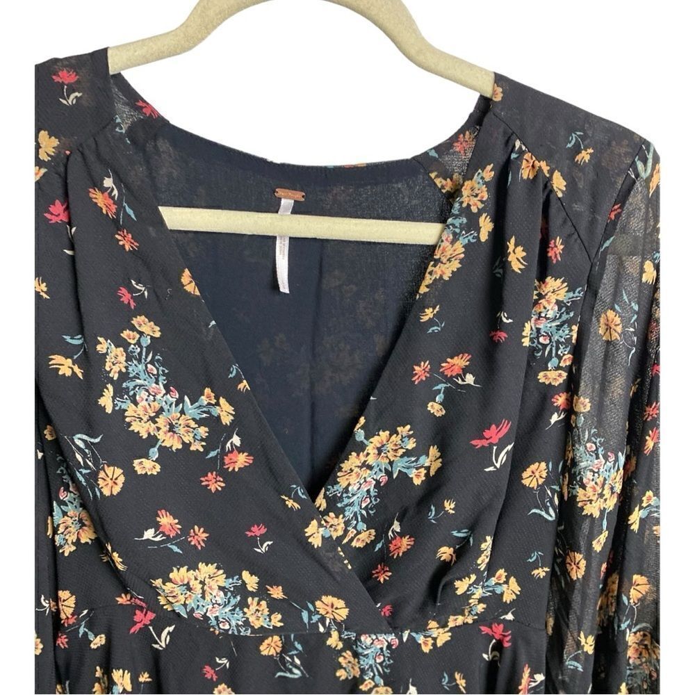 #142 FREE PEOPLE Lilou Floral Mini Dress - Picture 5 of 9